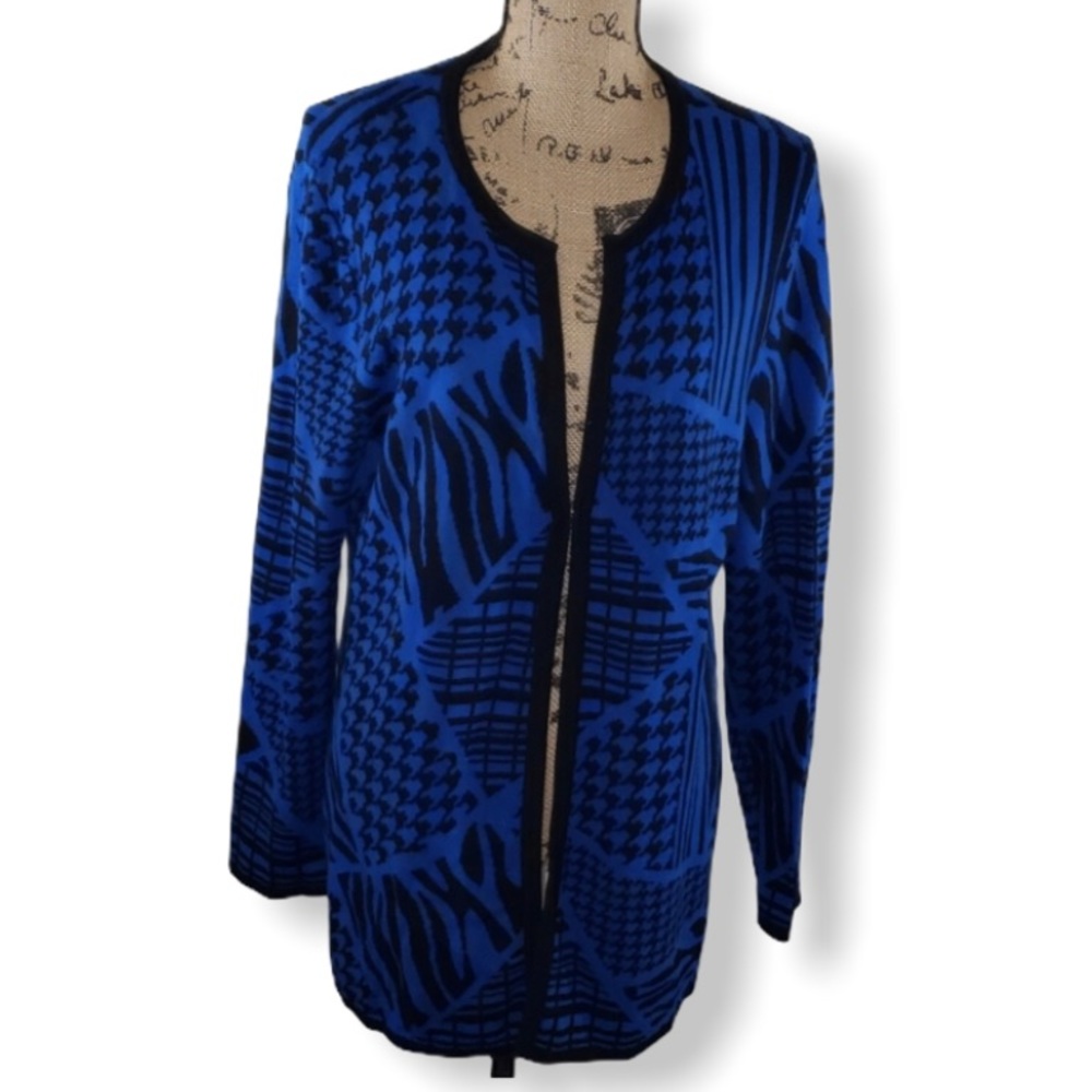 {Chico’s} Royal Blue Sweater Cardigan